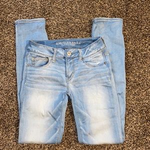 American Eagle Outfitters Light Blue Skinny Jeans